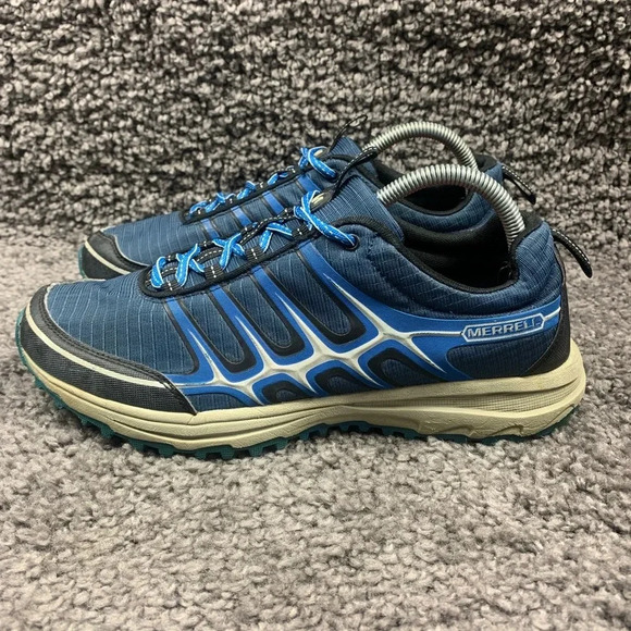 Merrell Men's Blue Wing Athletic Shoes SZ 9 Air Cushion Blue